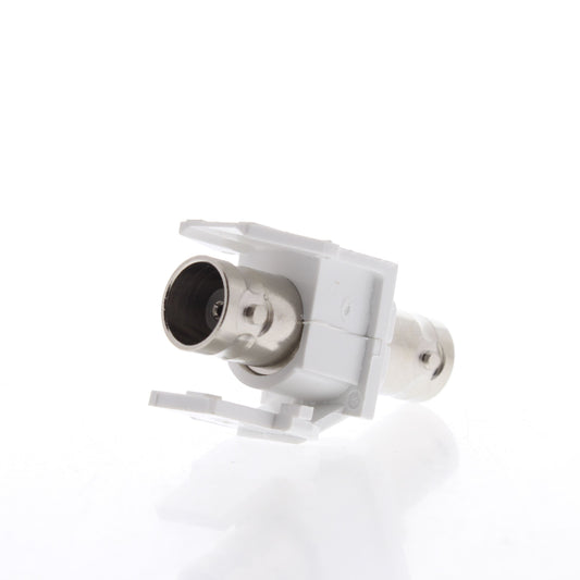 Leviton 41084-BWF White Quickport BNC Video Connector Jack Female