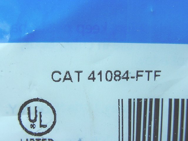 Leviton Light Almond Quickport F-Type Coaxial Video Cable Jack 75-Ohm 41084-FTF