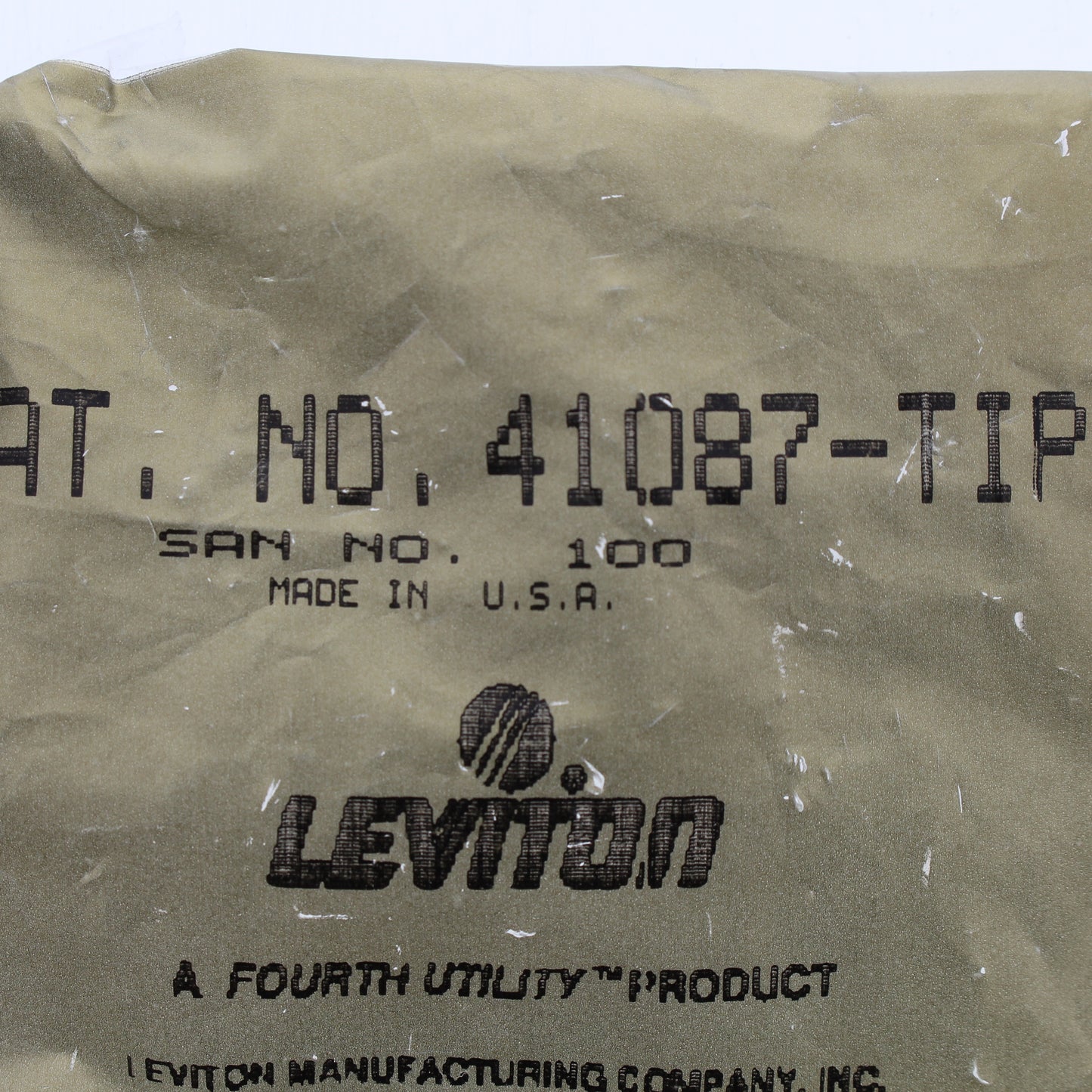 Leviton 41087-TIP Ivory Communication Circuit Accessory Insert Cover Plate Data