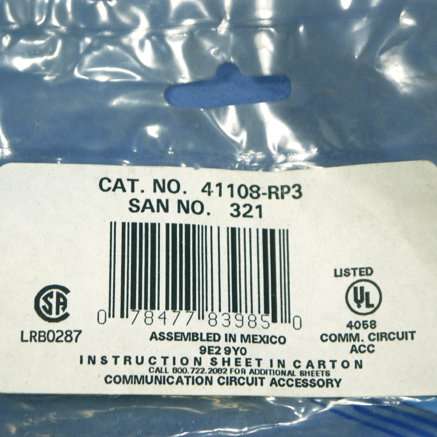 Leviton Purple Cat 3 Data Phone Quickport Jack Cat3 RJ45 Telephone 41108-RP3