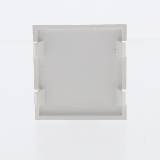 2 Leviton White 2-Unit MOS Blank Filler Wallplate Insert Cover Modules 41292-2BW
