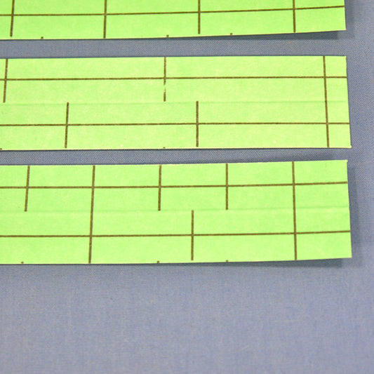 6 Leviton Green Labels for Cat 5e 110-Type Telephone Wiring Base Lined 41LBL-V