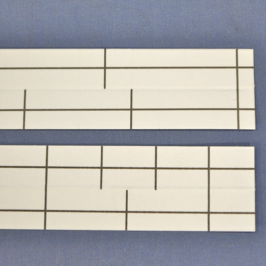 6 Leviton White Labels for Cat 5e 110-Type Telephone Wiring Base Lined 41LBL-W
