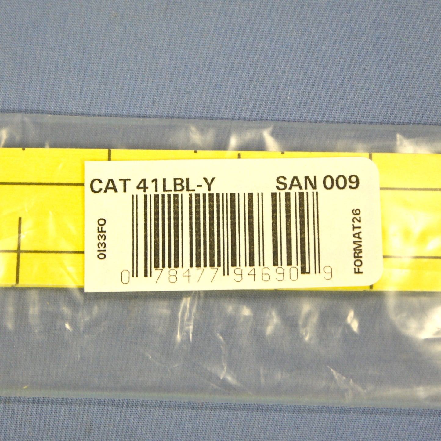 Leviton 41LBL-Y Yellow Label for Cat5e 110-Type Telephone Wiring Base Lined 6pcs