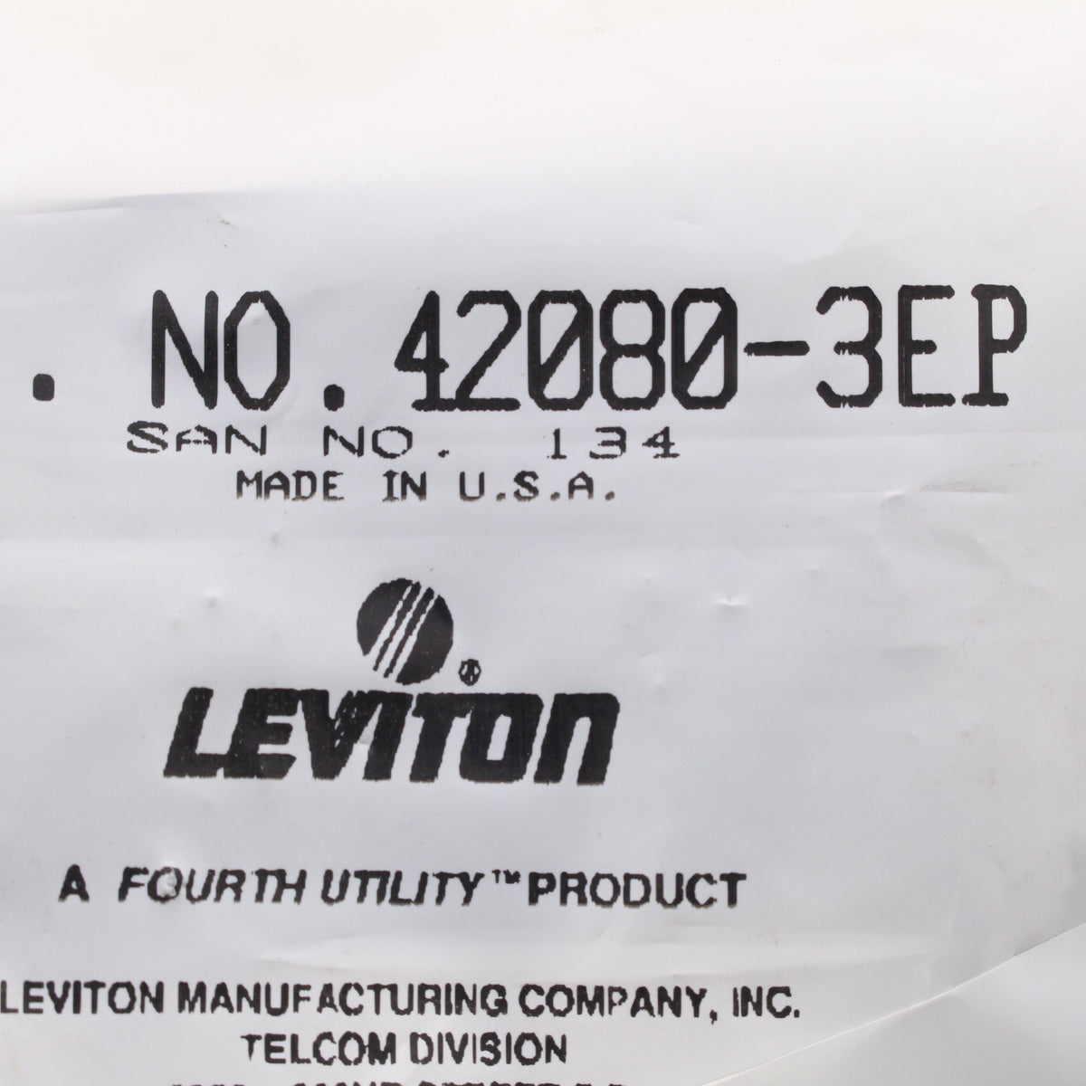 Leviton Black Quickport 3-Port ID Window Flush Wallplate 2-Gang Cover 42080-3EP