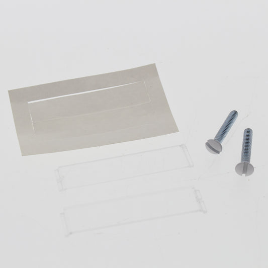 Leviton 42080-3WS White 1-Gang 3-Port Thermoplastic Standard Wallplate Cover