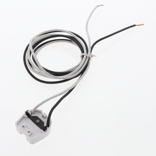 Leviton 434-W White Fluorescent Lamp Holder Light Socket Long Leads