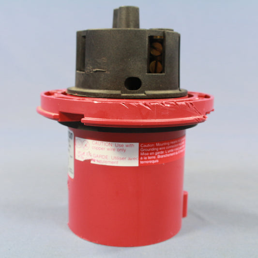 Leviton Scratched Pin & Sleeve Inlet Plug 60A 480V 3� Bulk 460B7W