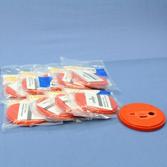10 Leviton Cat6 47615-CST Orange Quickport Cat5e S-Video Termination Coasters