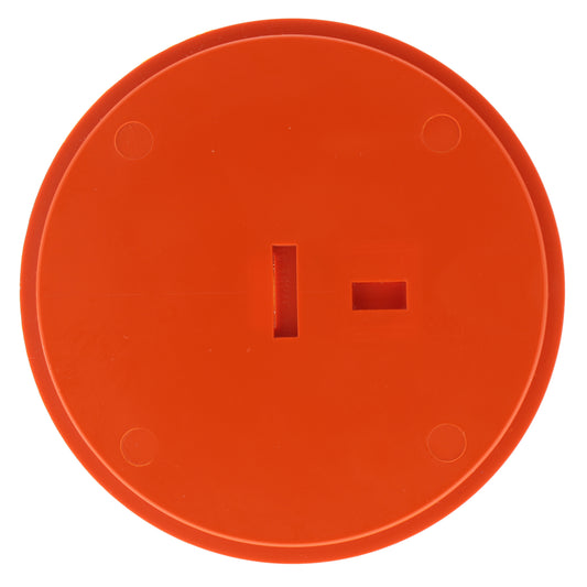Orange Quickport Cat5e Cat6 S-Video Jack Coaster w/o Coax Opening 47615-CST