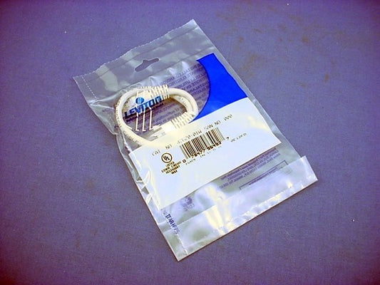 Leviton 47620-1W White Cat5 1ft Ethernet Cable Data Patch Cord Network Booted