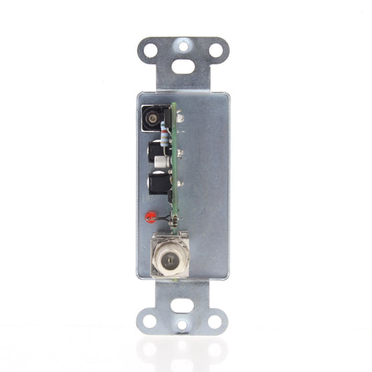 Leviton 47621-W Remote Power Injector Infrared Repeater Emitter 3.5mm Plug