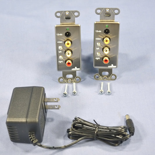 Leviton Decora Media System SEnd Receive Unit Cat5 +Power Supply 50MHz 48210-SRU
