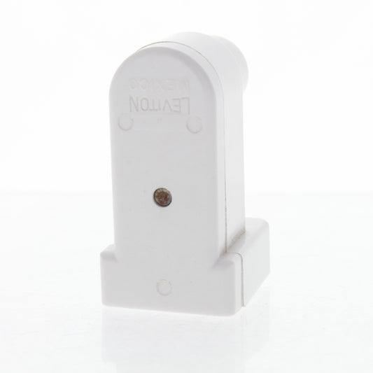 Leviton #492 White Vertical Plunger HO T8 T12 Fluorescent Lampholder 660W 600VAC