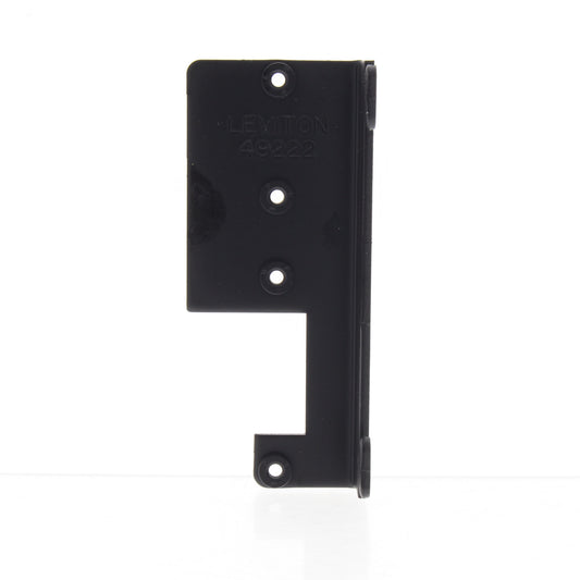 Leviton 49222-BLK QuickPort Modular Furniture Bracket Black