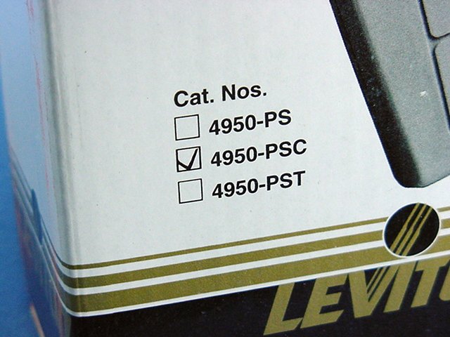 Leviton 4950-PSC Commercial 7-Outlet Surge Protector Power Strip Suppressor