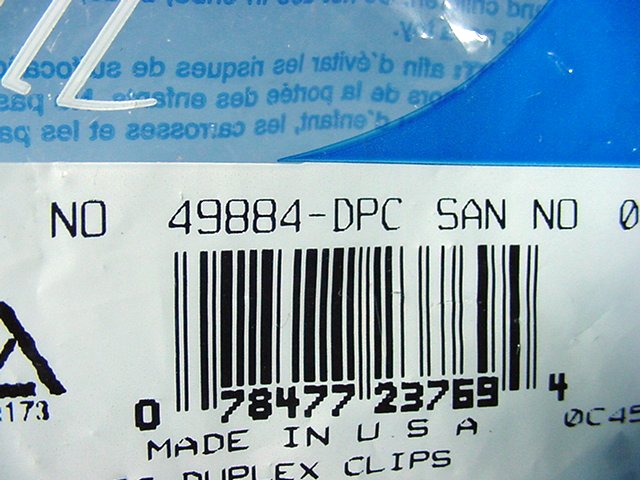 25 Leviton Duplex Clips for SC Fiber Optic Thread Lock Connectors 49884-DPC