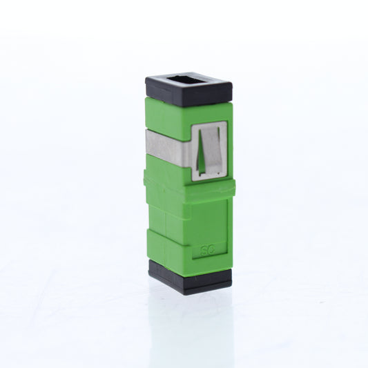 Leviton 49884-VAS Green SC/APC Fiber Optic Adapter Coupler Simplex Terminal
