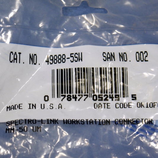Leviton MT-RJ Fiber Optic Jack Connector MOS Spectro-Link Workstation 49888-5SW