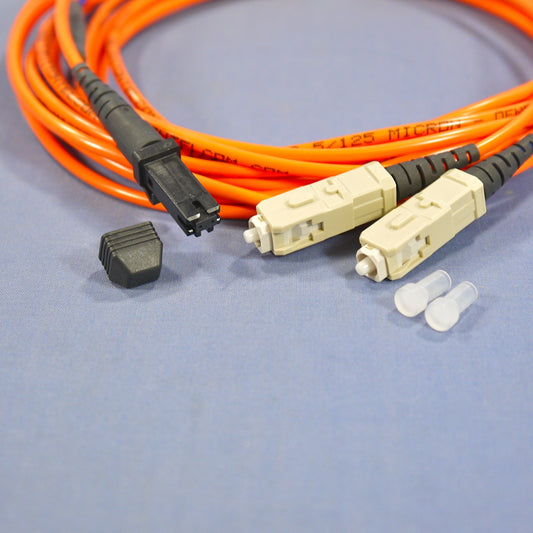 5M Fiber Optic Uplink Multi-Mode Duplex Patch Cable Cord MT-RJ DX-SC 498MC-M05