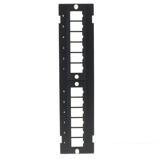 Leviton Quickport 12-Port Open Patch Block Face 49Q89-12J