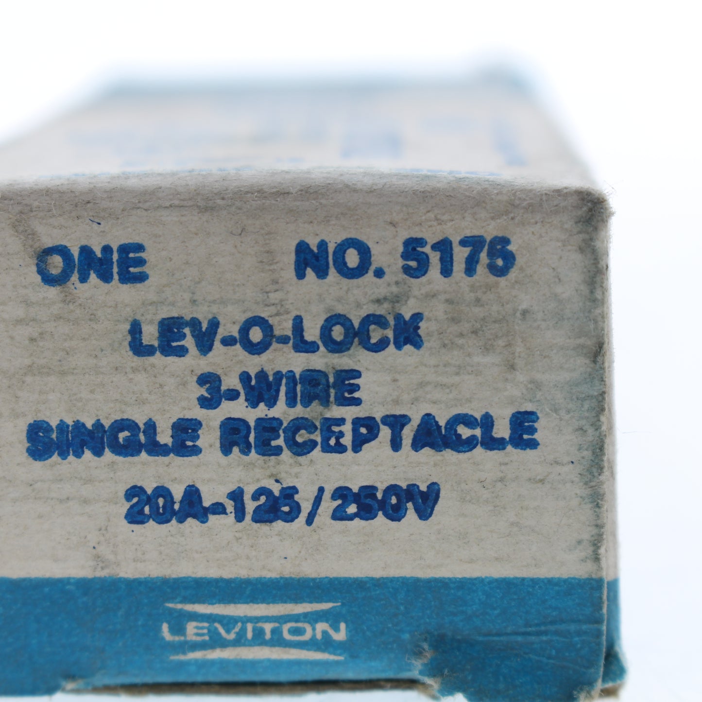Leviton 5175 Lev-O-Lock 3-Wire Single Locking Receptacle 20A 125/250V