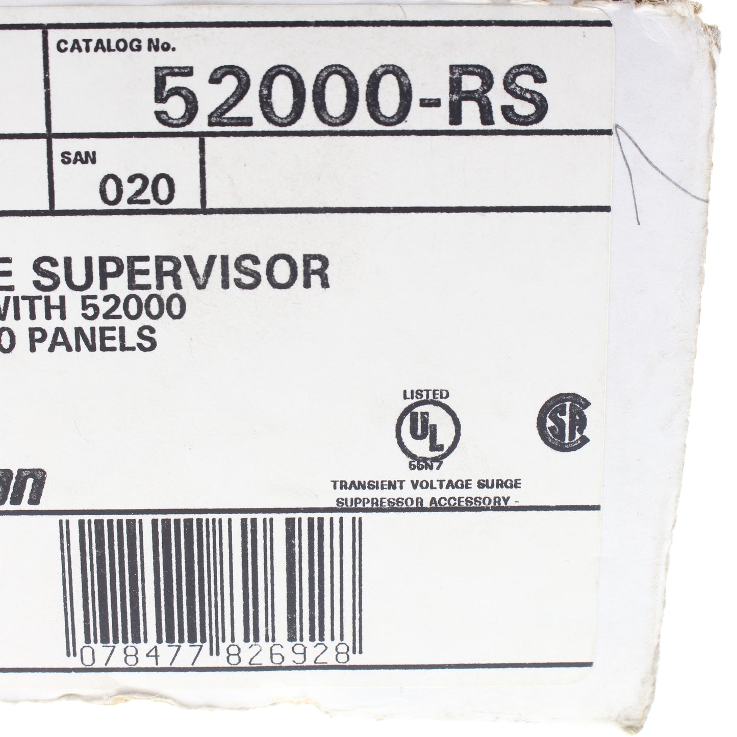 Leviton 52000-RS Black TVSS Remote Supervisor for use with 52000 & 57000 Panels
