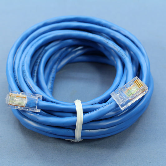5 NIP Leviton Blue Cat 5 15 Ft Ethernet LAN Patch Cords Network Cables 52454-15R