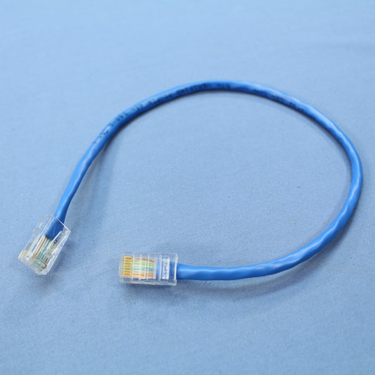 Leviton 52454-1R Blue Cat5 1ft Ethernet Cable Patch Cords Network Cat5 5-Pack