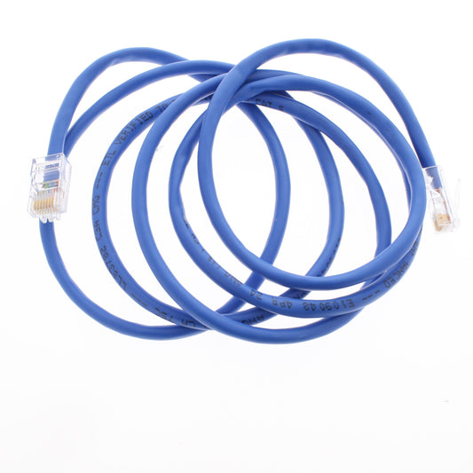 Leviton 52454-5L Blue Cat5 5ft Ethernet Cable LAN Data Center Patch Cord Network