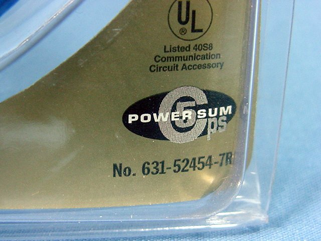 Leviton 52454-7R Blue Cat5 7ft Ethernet Cable LAN Data Center Patch Cord Network