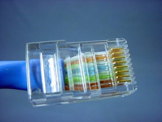 Leviton 52455-15B Blue Cat5 15ft Ethernet Cable Data Center Patch Cord Network