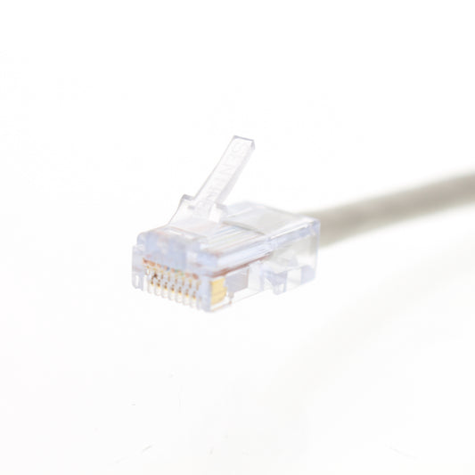 Leviton 52455-15S Gray 15 ft Cat 5 Ethernet LAN Patch Cord Network Cable Cat5