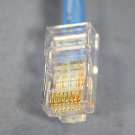 Leviton 52455-3L Blue Cat5 3ft Ethernet Cable LAN Data Center Patch Cord Network