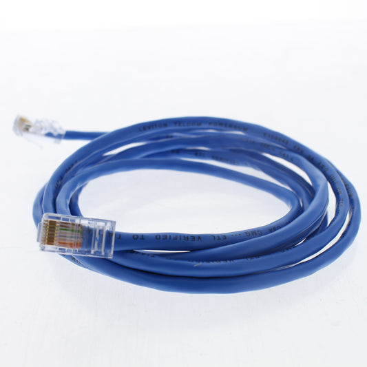 Leviton 52455-7L Blue Cat5 7ft Ethernet Cable Data Center Network 7' Patch Cord
