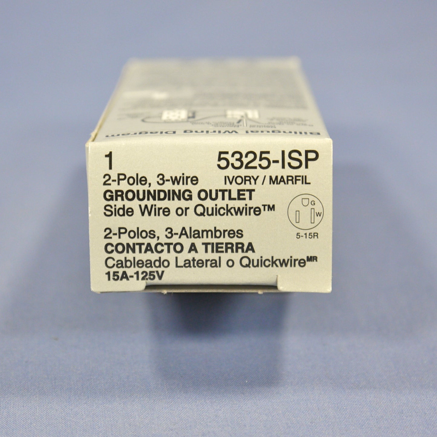 Leviton 5325-I Ivory 15A Residential Decora Receptacle Duplex Outlet NEMA 5-15R