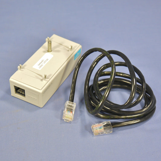 Leviton 5360-TBT 4-Wire Ethernet RJ-45 Jack Network Surge Suppressor Protector