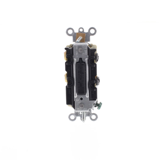 Leviton 5604-2AS Almond 15A 4-Way Decora Light Smooth Rocker Switch 120/277V