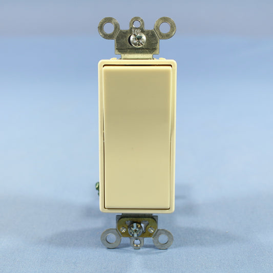 Leviton 5621-2A Almond Commercial Grade Decora 20A Rocker Wall Light Switch