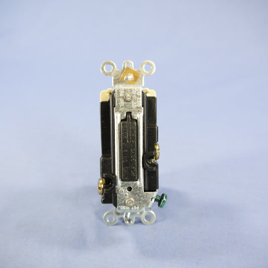 Leviton 5691-2I Ivory Scratched Commercial Decora Rocker Light Switch 15A Bulk
