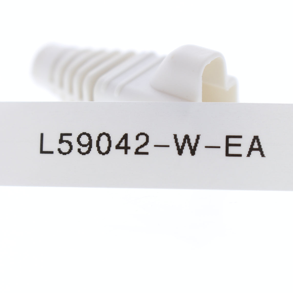 Leviton 59042-W White RJ45 1" PVC Strain Relief Boot for Cat5e Cat6 Cable Jacks
