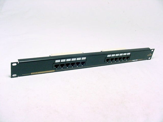 Leviton Power Sum Infotap 12-Port Cat 5 T568B Patch Panel Rack Mount 59484-B12