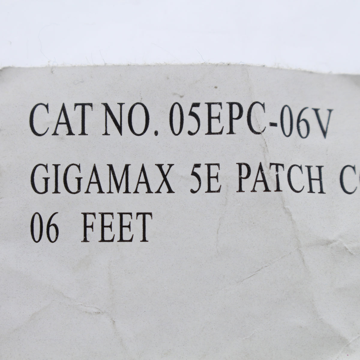 Leviton 5EPC-6V 6' Purple Violet Gigamax Cat 5E Patch Cable 6 Feet Network Cord