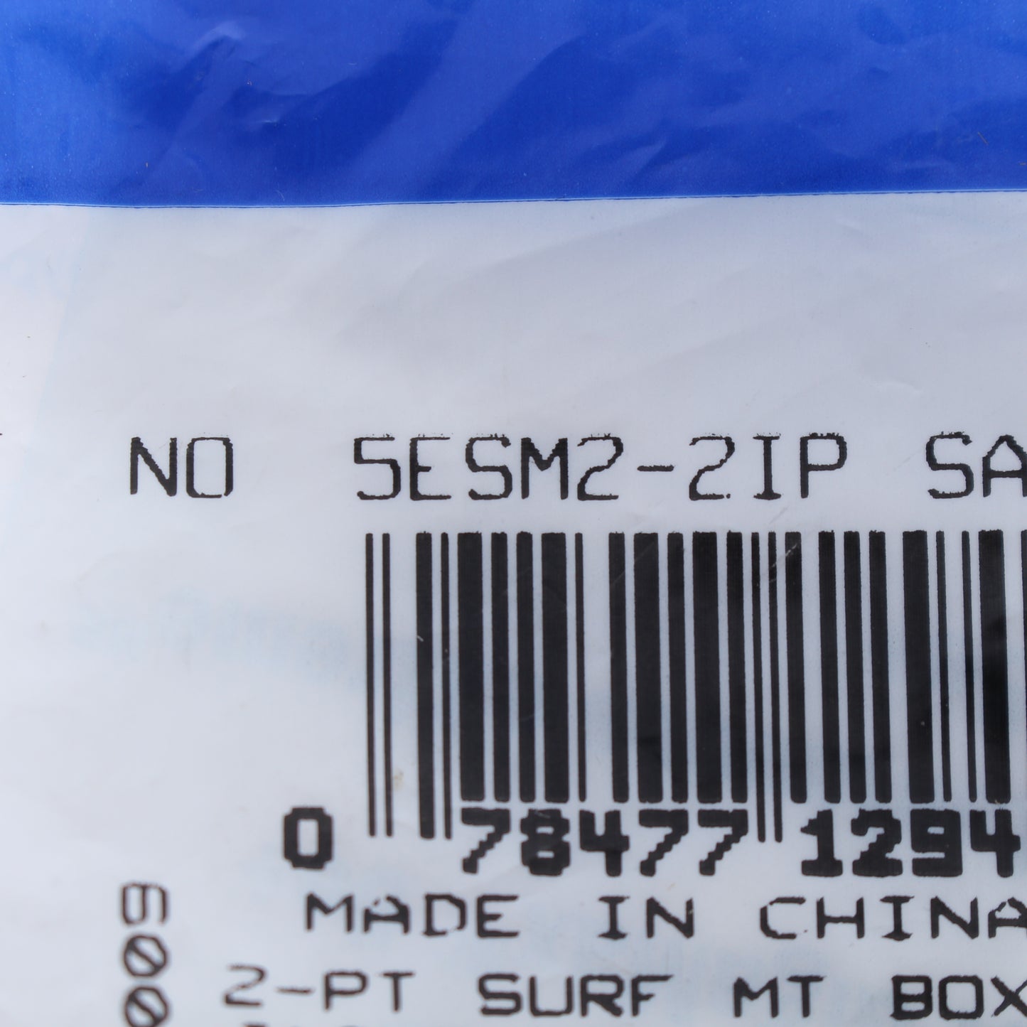 Leviton 5ESM2-2IP GigaMax Snap-In Connector 2-Port Surface Mount Box