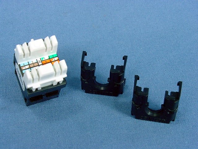 Leviton Black Quickport Cat 5e+ Jack Cat5e RJ45 Category 5e+ 5G110-RE5