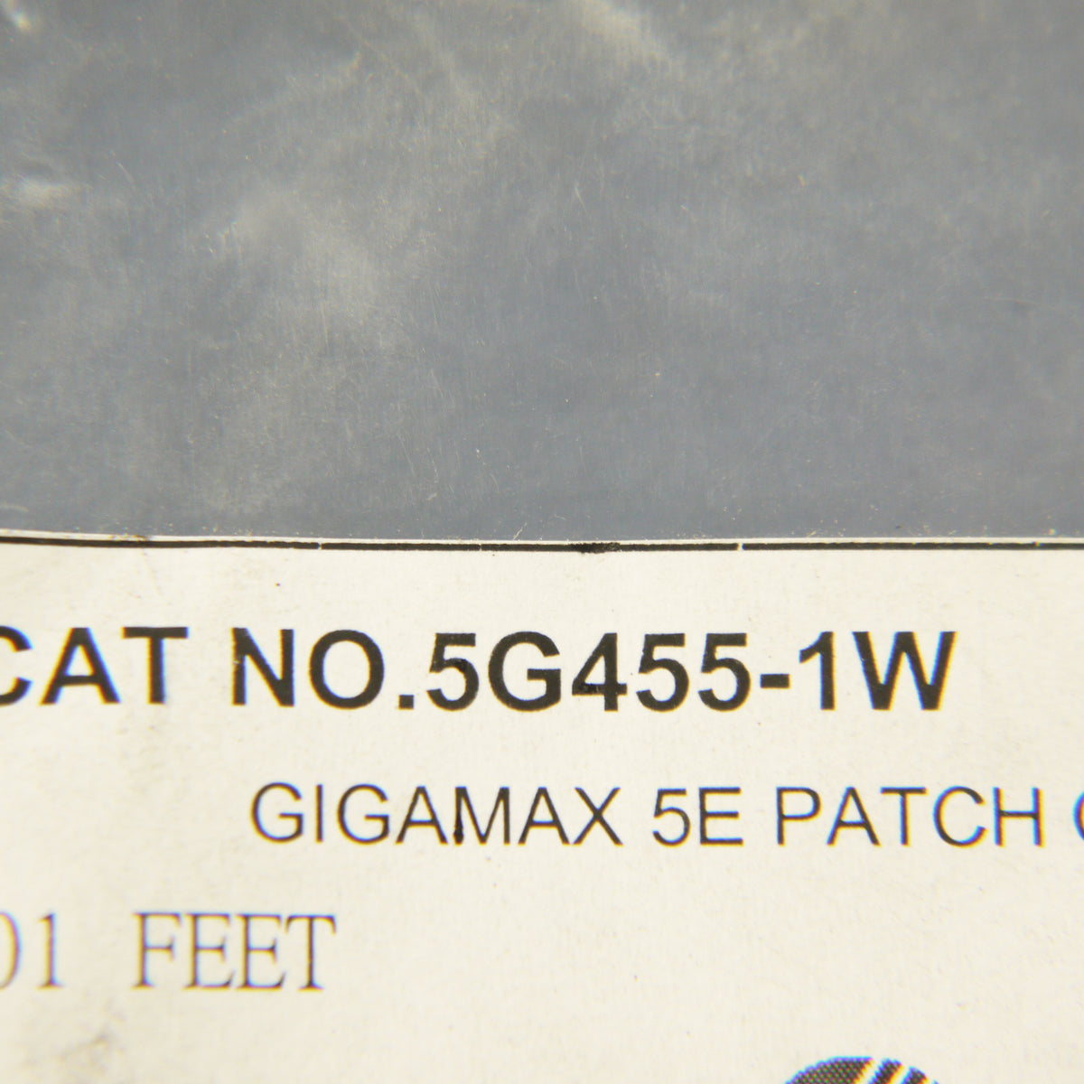 Leviton 5G455-1W White Cat5e 1ft Ethernet Cable Data Patch Cord Network Booted