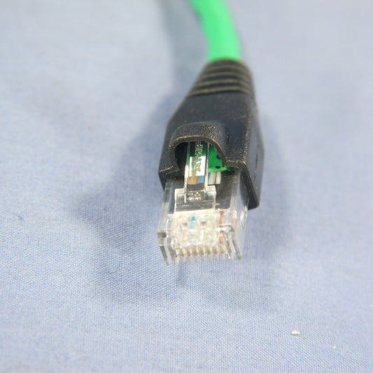 Leviton 5G455-3G Dark Green Cat5e 3ft Ethernet Cable Patch Cord Network Booted