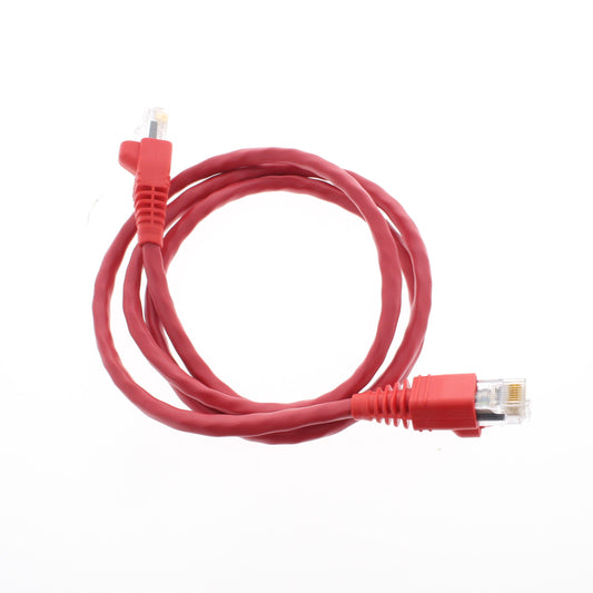 Leviton Red Cat 5e 3 Ft Ethernet Patch Cord Network Cable Booted Cat5e 5G460-3R