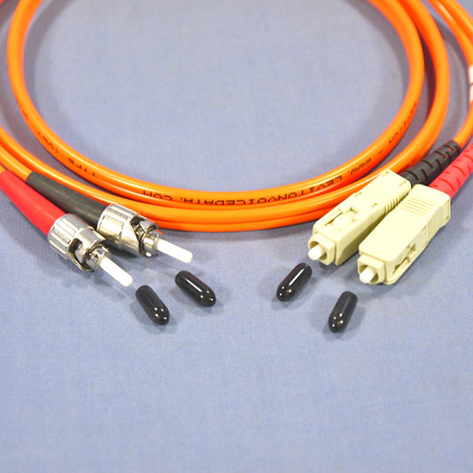 1M ST-SC Fiber Optic Uplink Multi-Mode Duplex Patch Cable Cord 5H200-M01