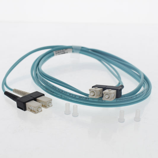 Leviton 5LDSC-M02 Green 2-Meter Fiber Optic Cable 50/125 10G SC-SC Duplex Jumper